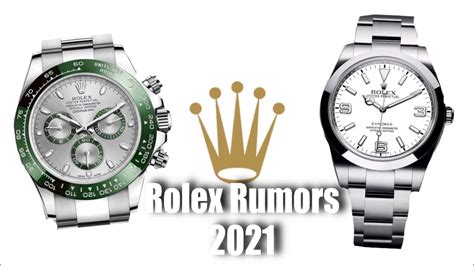 rolex 2021 rumors